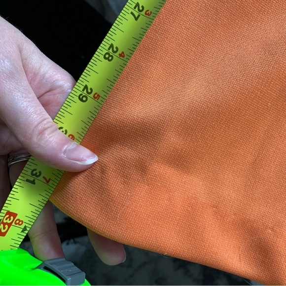 1970s Vintage peach orange retro wide leg jumpsuit - Picture 13 of 13